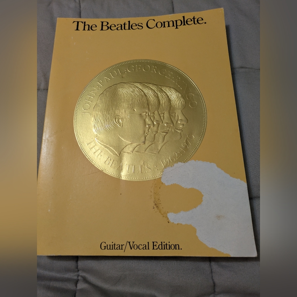 The Beatles Complete Guitar/Vocal Edition Book 1983.